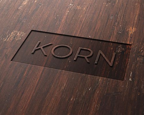 Mockup Logo Korn Holz