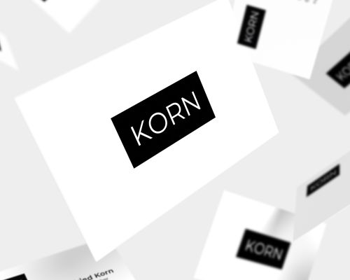 Mockup Visitenkarte Korn